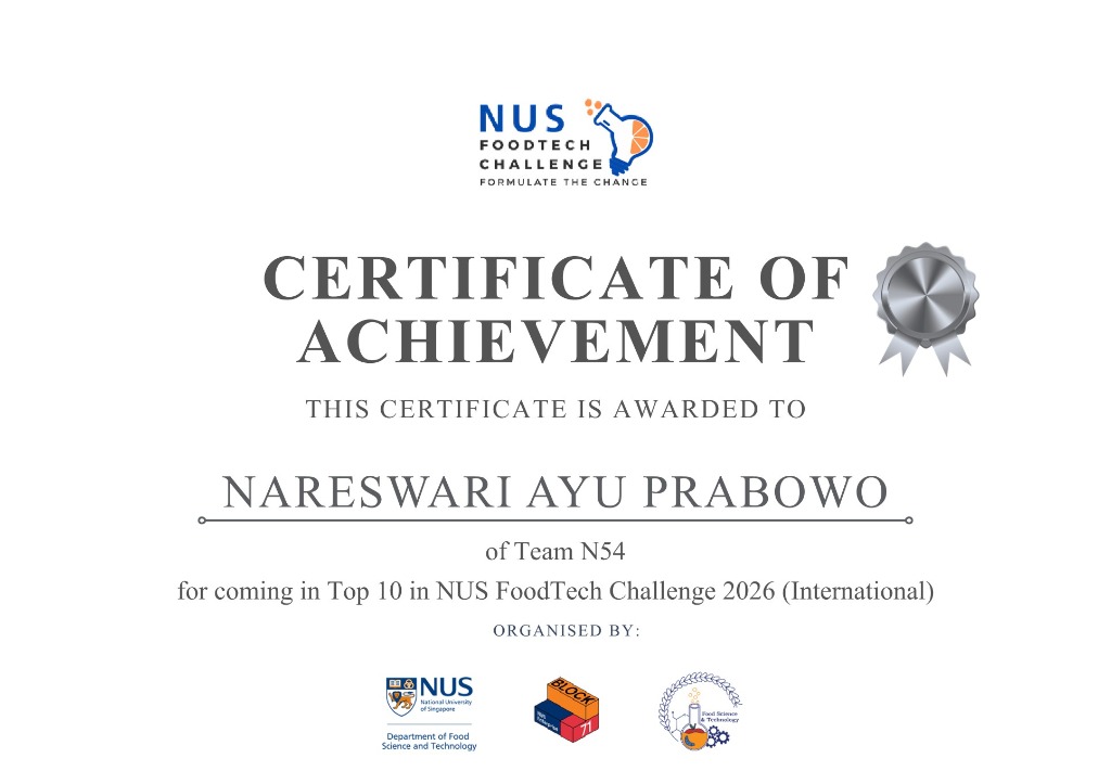 Top 10 International — NUS FoodTech Challenge