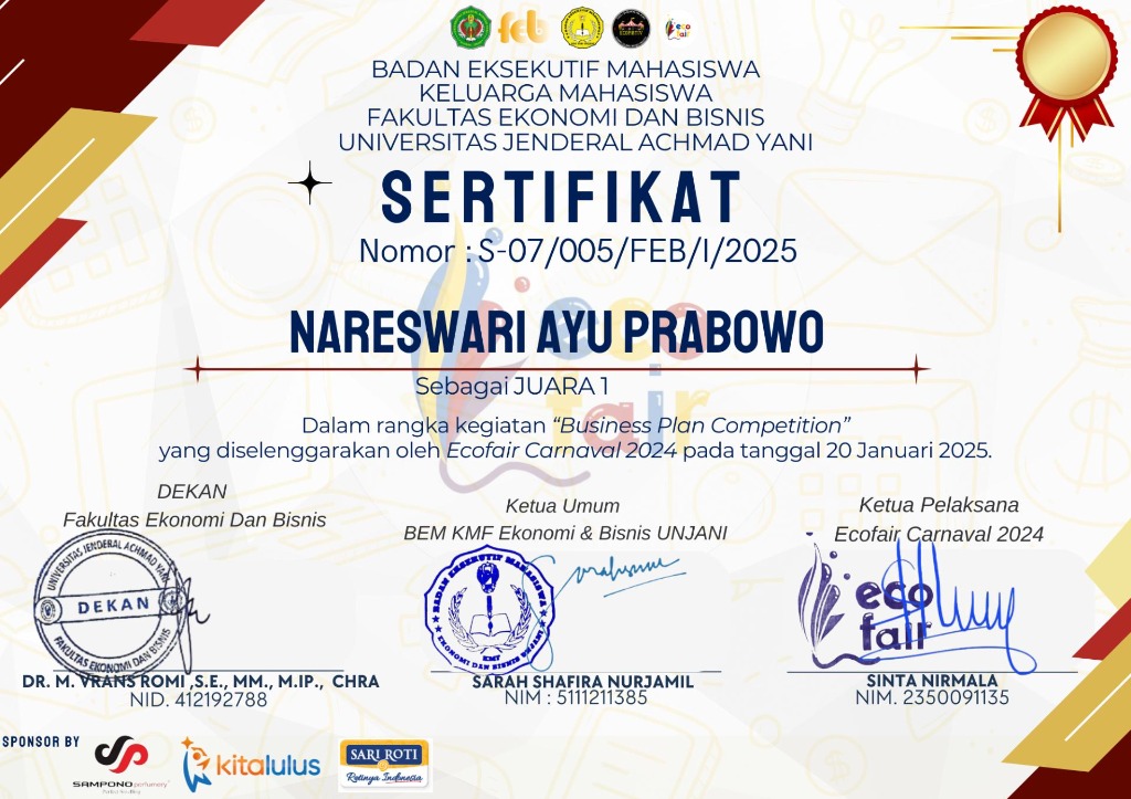 Juara 1 — Kompetisi UX Challenge 2024